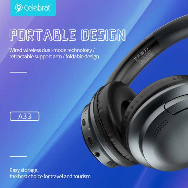 Celebrat Headphones A33 Anc
