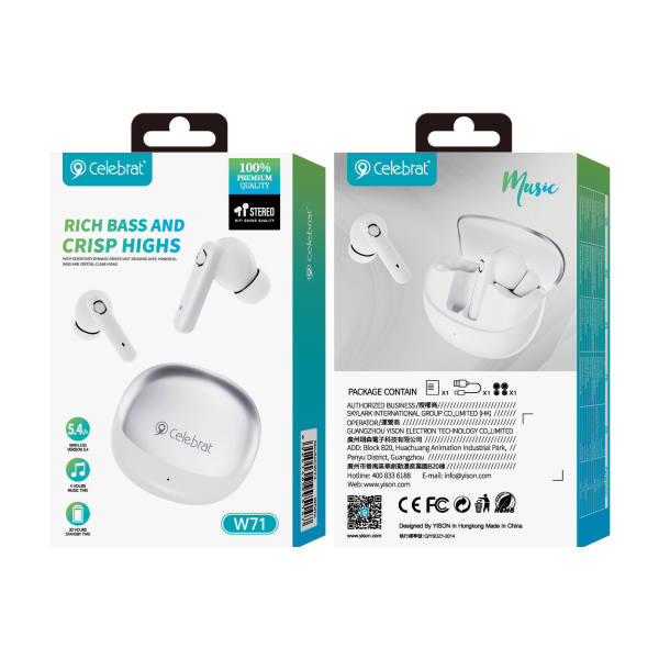 Celebrat W71 TWS Earbuds