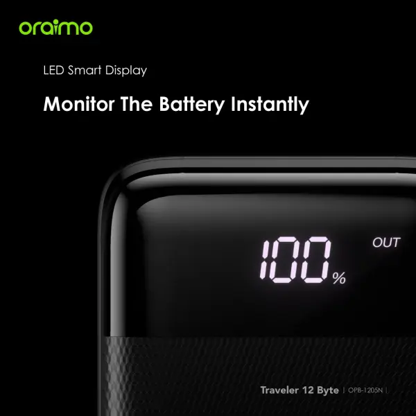 Oraimo Traveler 12 Byte | OPB-1205N Powerbank