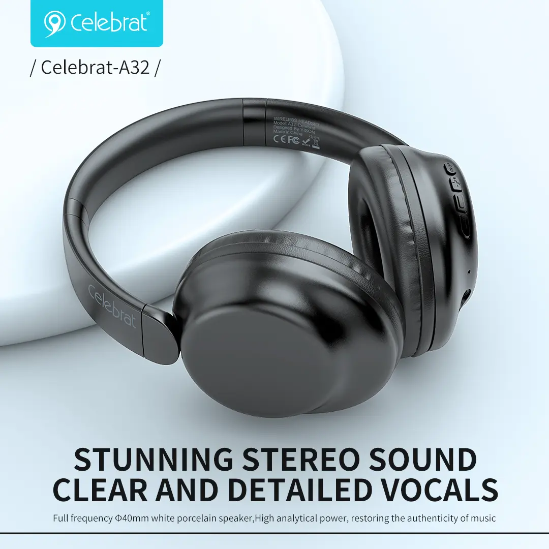 Celebrat A32 Bluetooth Headphones