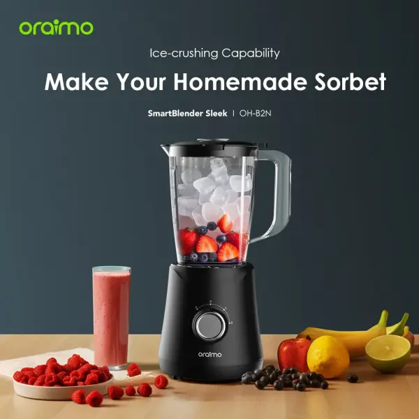 Oraimo SmartBlender Sleek 1.5L 2-Speed Blender (OH-B2N)