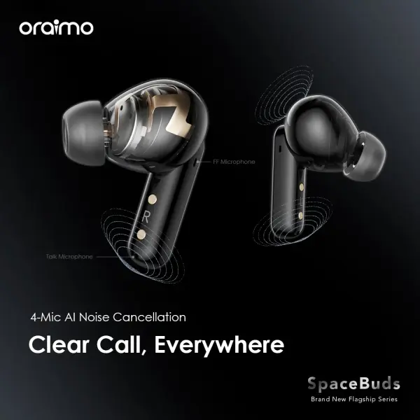 Oraimo SpaceBuds Hybrid ANC True Wireless Earbuds (OTW-630)