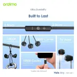 Oraimo Halo Airy Type-C Half In-Ear Wired Headphones (OEP-650)