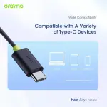 Oraimo Halo Airy Type-C Half In-Ear Wired Headphones (OEP-650)