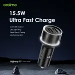 Oraimo Highway 15 15.5W Dual USB Car Charger (OCC-1152D)
