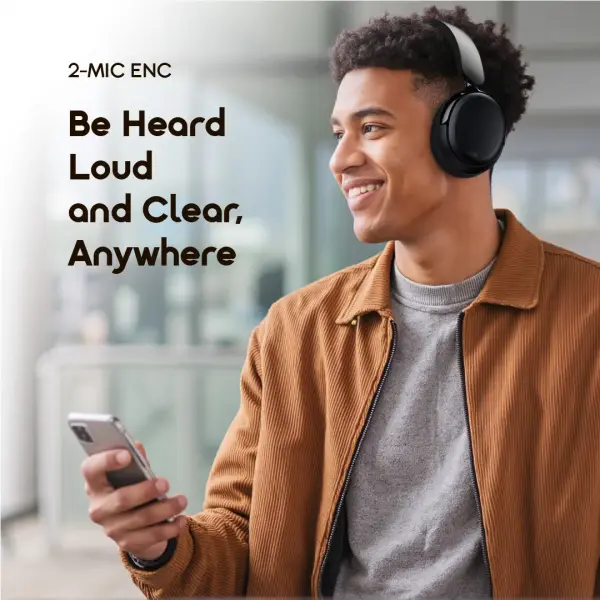 Oraimo BoomPop N Wireless Hybrid Noise Cancelling Over-Ear Headphones