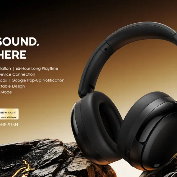 Oraimo BoomPop N Wireless Hybrid Noise Cancelling Over-Ear Headphones