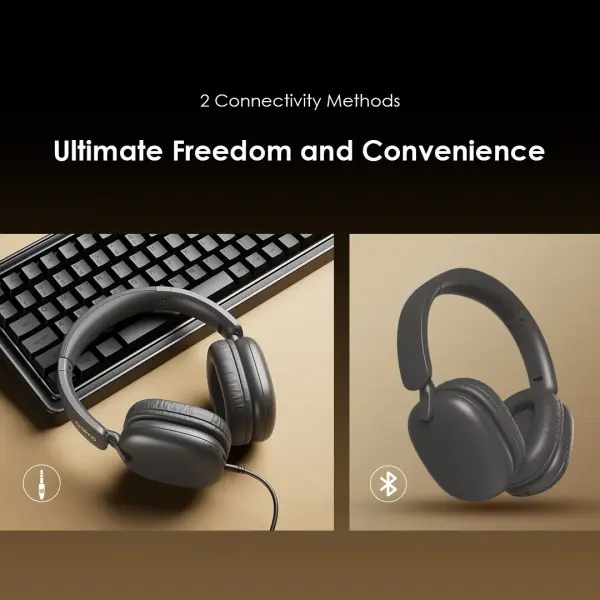 Oraimo BoomPop Lite ENC Over-Ear Wireless Headphones (Model: OHP-610)