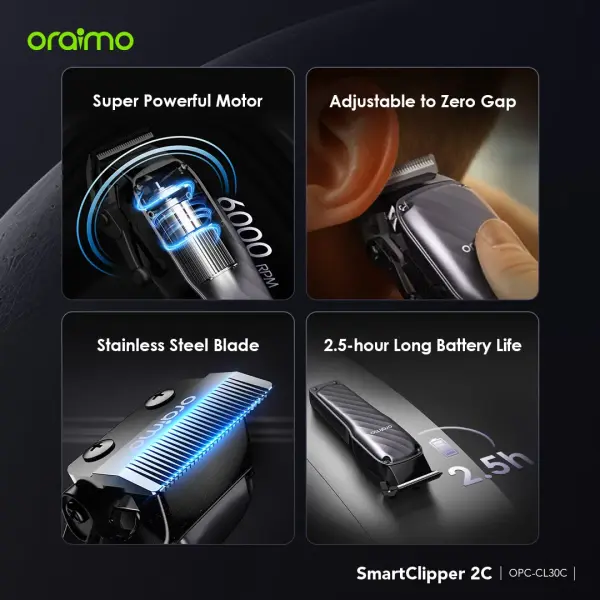 Oraimo SmartClipper 2C Professional Hair Clipper (OPC-CL30C)