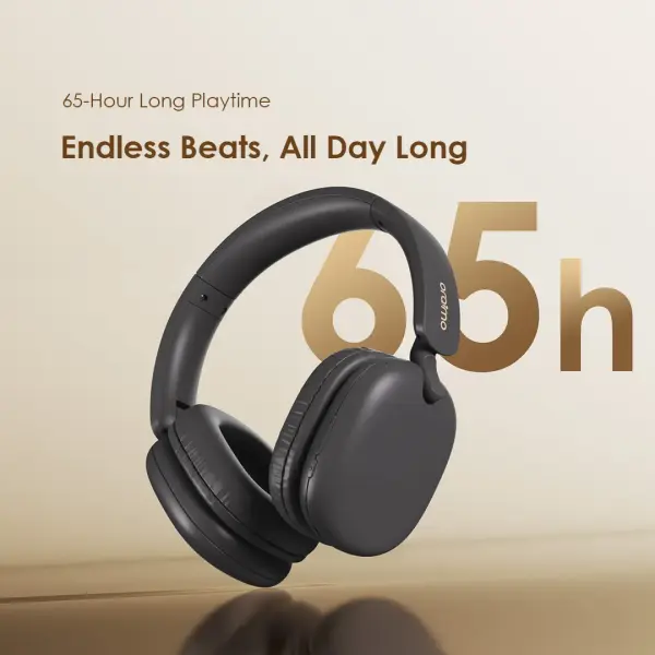 Oraimo BoomPop Lite ENC Over-Ear Wireless Headphones (Model: OHP-610)