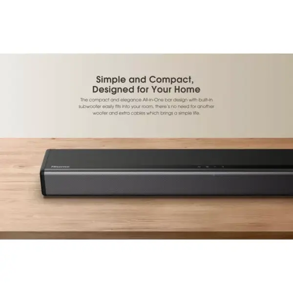 Hisense HS214 2.1 All-in-One Sound Bar – 108W