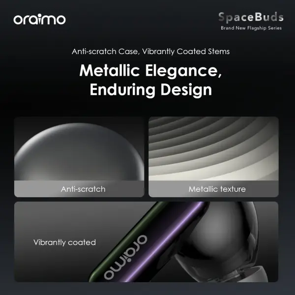 Oraimo SpaceBuds Hybrid ANC True Wireless Earbuds (OTW-630)
