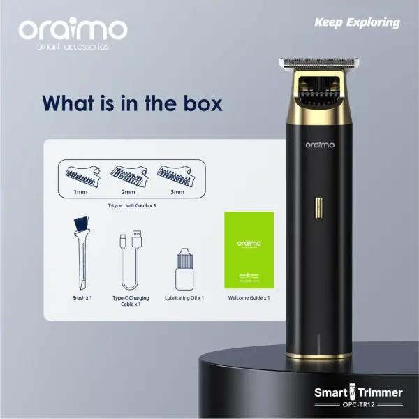 Oraimo Smart Trimmer 2 Long-Lasting Battery Trimmer (OPC-TR12)