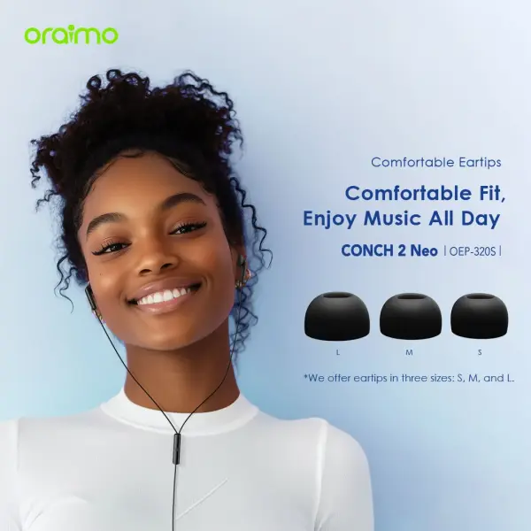 Oraimo Conch 2 Neo 3.5mm In-Ear Wired Earphones (OEP-320S)