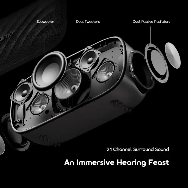Oraimo SpaceBox Pro 80W Karaoke Wireless Speaker