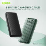 Oraimo Slice Link 10000mAh 12W Power Bank with Built-in Cables (OPB-P5101)