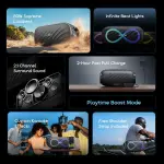 Oraimo SpaceBox Pro 80W Karaoke Wireless Speaker