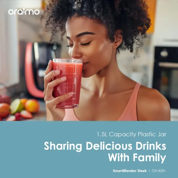 Oraimo SmartBlender Sleek 1.5L 2-Speed Blender (OH-B2N)